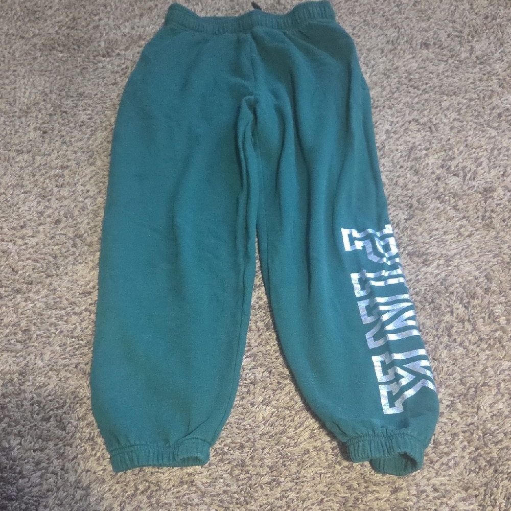 PINK/ VICTORIAS SECRET Green Sweatpants